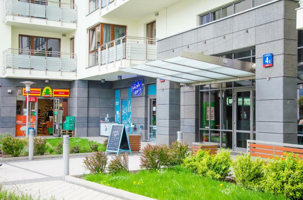 Apartament Centrum Gieldowa Varsovia Exterior foto